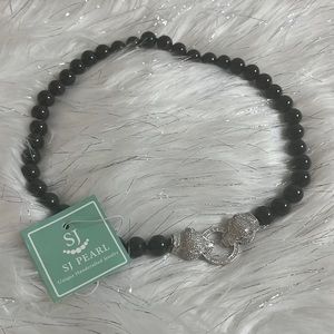 SJ Pearl Unique Handcrafted Jewelry- Black Onyx Necklace